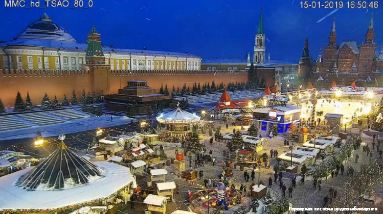 Видеонаблюдение в местах массового скопления граждан