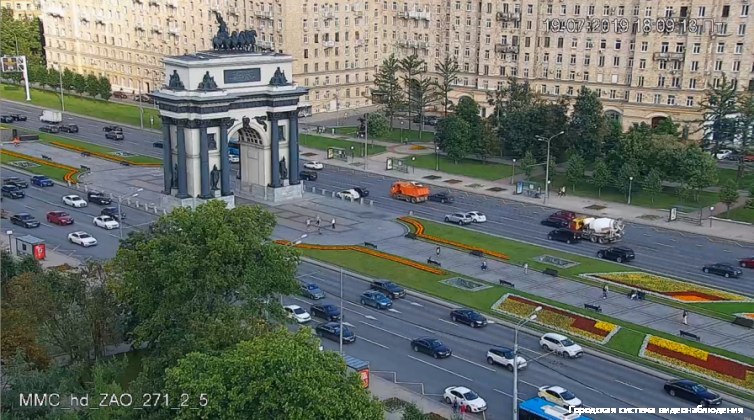 Видеонаблюдение в местах массового скопления граждан